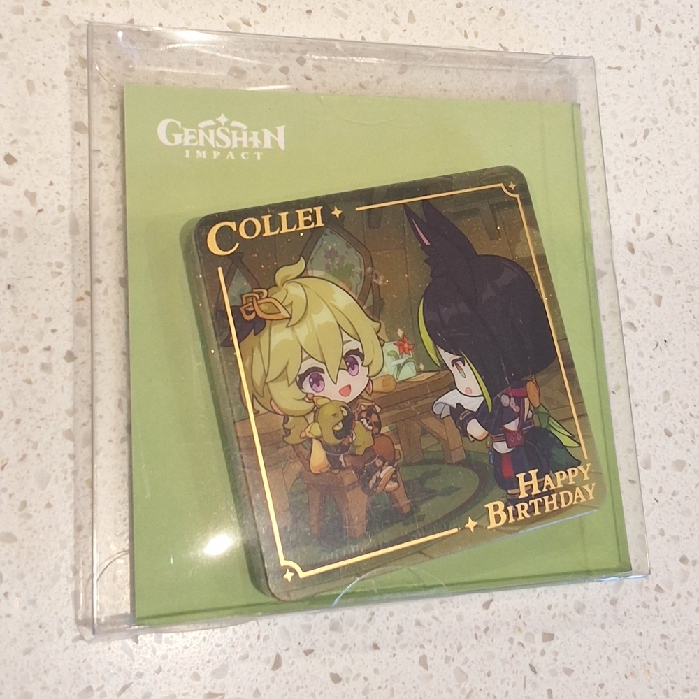 Genshin Impact Heartfelt Wishes Series Collei Acrylic Fridge Magnet (2 X 2 in.)